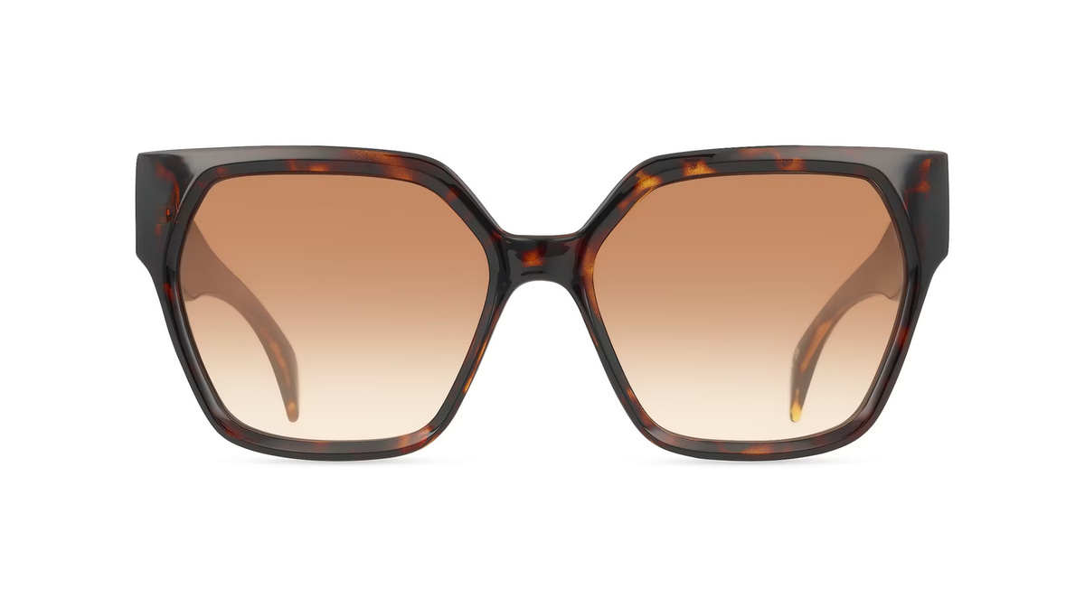 Levi's 207231 Sonnenbrille, Vollrand, Eckig, Kunststoff, Damen, Braun - Bild 1