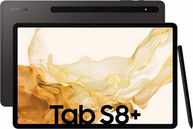 Samsung Galaxy Tab S8+ Tablet WiFi 256GB Grau 12,4 Zoll - Bild 1