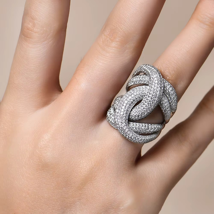 Attagems Design d Ring, 925 Silber, Diamant, Unisex - Bild 3