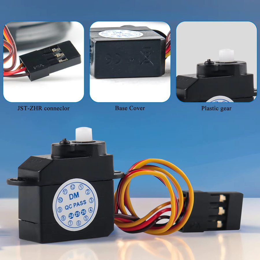 wishiot Mini Micro Servo DM-S0020, Servomotor, 180 Grad, Kunststoff, 1-10 Stück - Bild 4