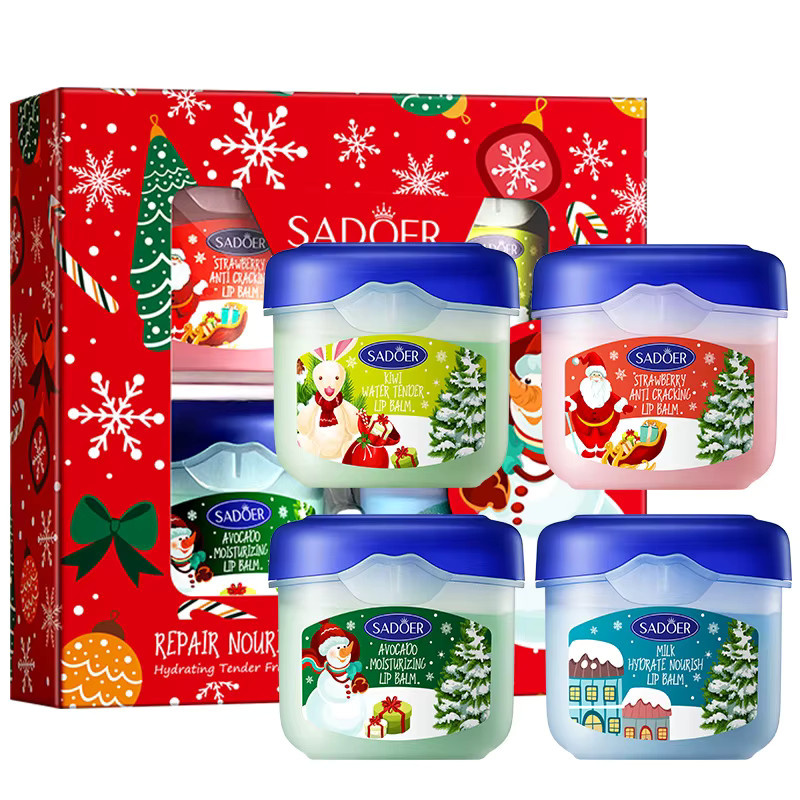 SADOER Lip Balm, 3/4 Stück Set, glänzend, Unisex - Bild 2
