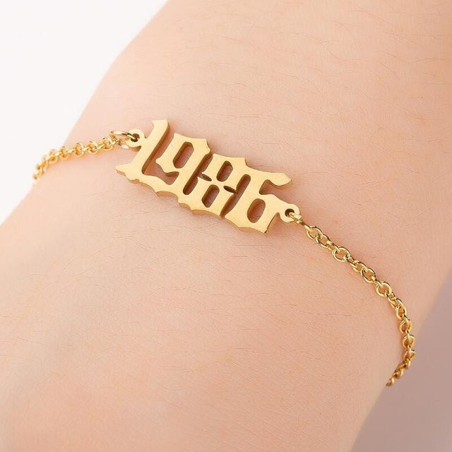 Armband Edelstahl, Gold, Damen - Bild 1