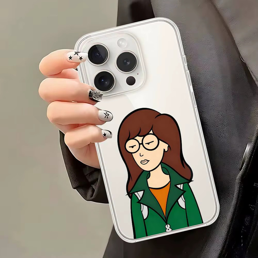 D-DARIA M-MORGENDORFFER Luxuriöse Handyhülle in Transparent für iPhone 11 bis iPhone 17 Pro Max Modelle mit weichem Stoßstangen-Schutz - Bild 5