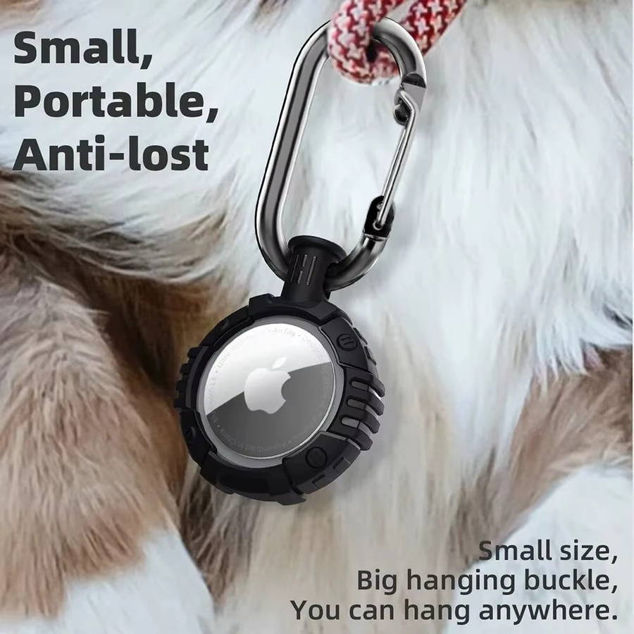 Stoßfeste TPU Schutzhülle für Apple AirTag Tracker in Blau - Bild 4
