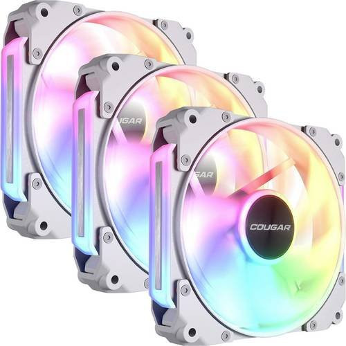 Cougar CF-ARW12HW3-RGB PC-Gehäuse-Lüfter Weiß B/H/T: 120 x 120 x 28 mm - Bild 1