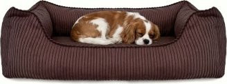 PAW WOW Hundebett ANTON Orthopädisches Sofa aus Cord in Braun, Größe L - Bild 1