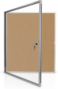 Magnetoplan Schaukasten SP Kork mit Acrylglas für Innenbereich, 6xA4, B: 87 cm, H: 75 cm, T: 4 cm - Bild 1