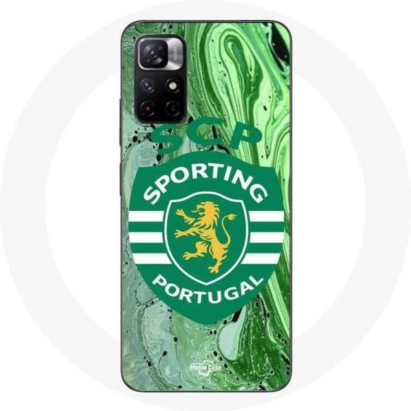 MANIACASE Handyhülle Sporting Portugal für Redmi Note 11 5G in Grün - Bild 1