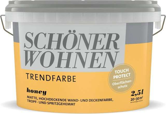 Schöner Wohnen Trendfarbe Honey matt 2,5 l - Bild 1