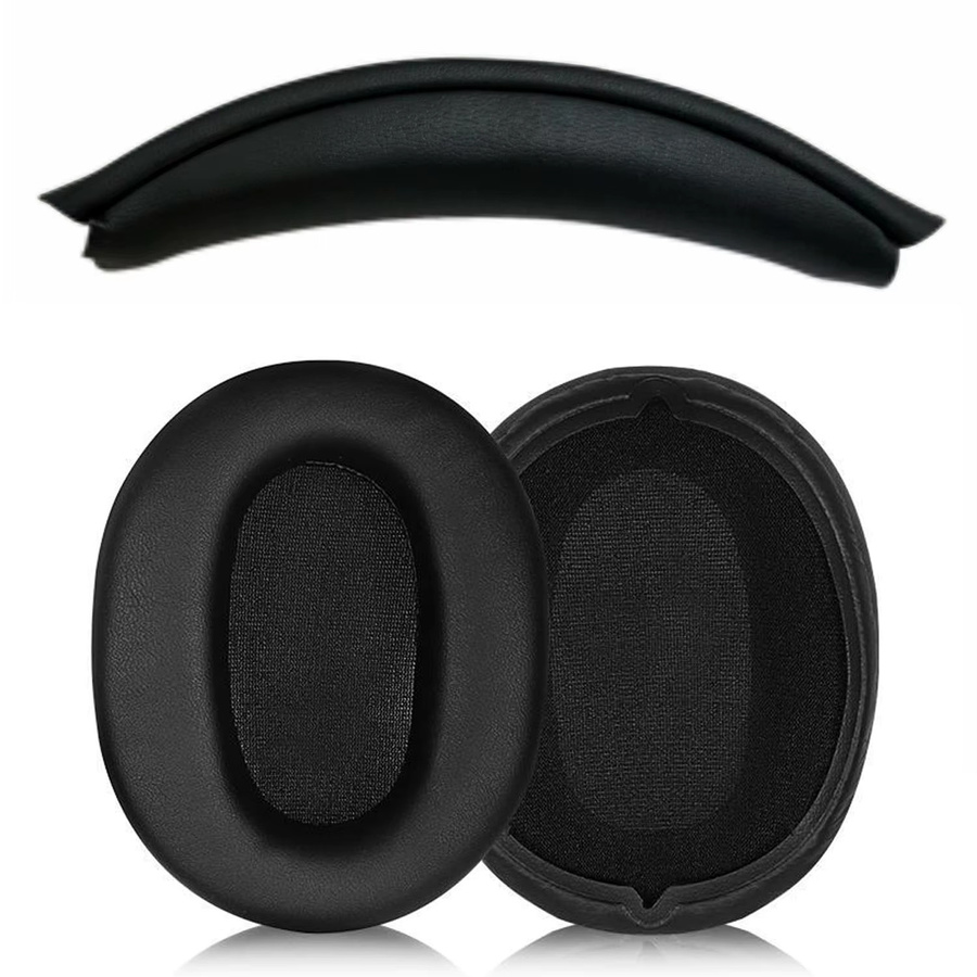 Sony WH-CH720N Ersatz Set aus Snap-On Kopfband und Ohrpolstern in Schwarz - Bild 4