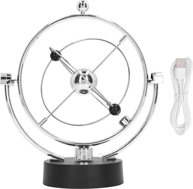 Tooarts Elektronisches Sonnensystem Perpetual Motion Schwingkugel als magnetisches Desktop Ornament - Bild 1
