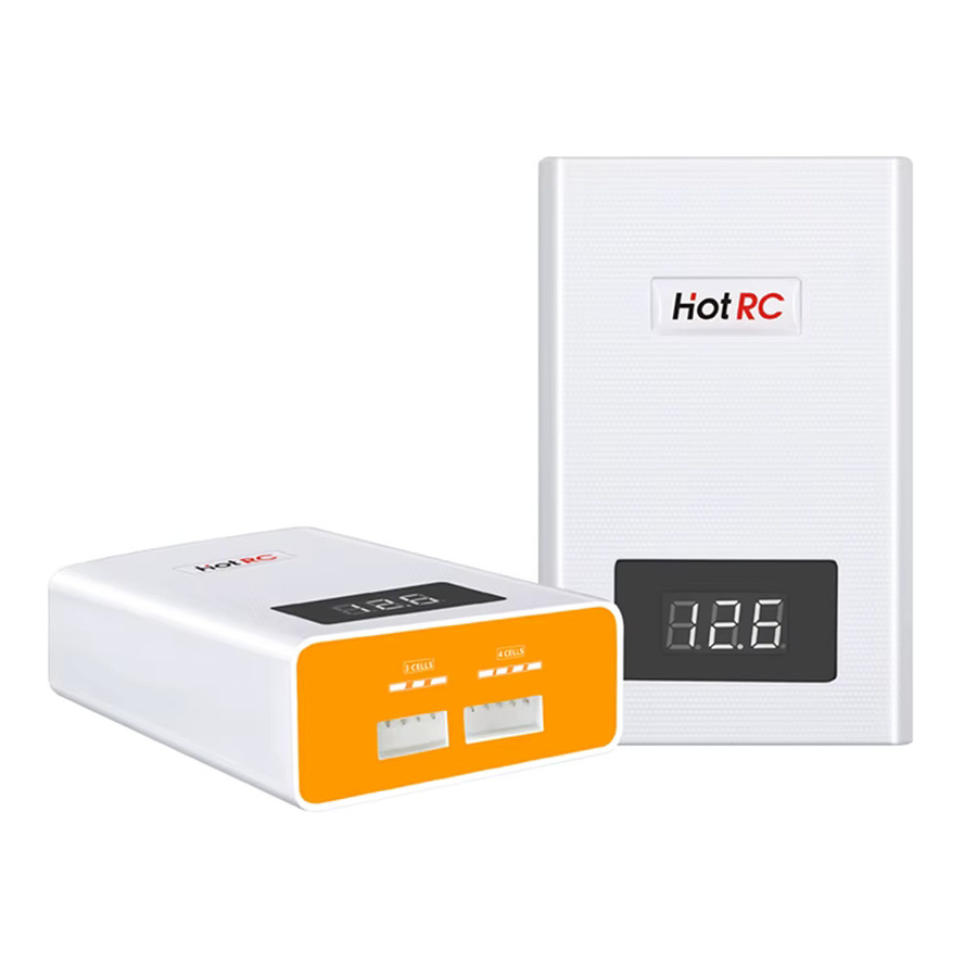 HotRC A400/B3 10W Balancer-Ladegerät für 2S/3S/4S Lipo Akkus in Weiß - Bild 2