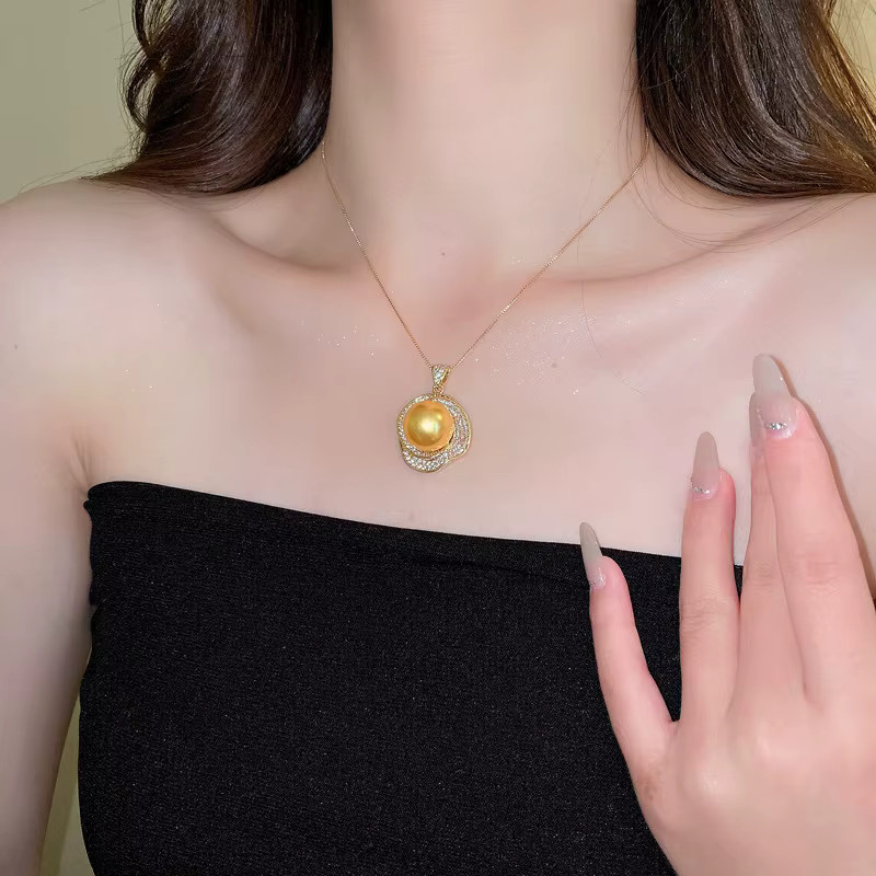 UOSU Schmuck-Set, Perle, Gold - Bild 2