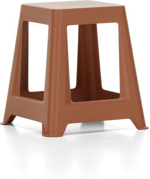 Vitra Chap Hocker aus recyceltem Kunststoff in Rot, stapelbar - Bild 1