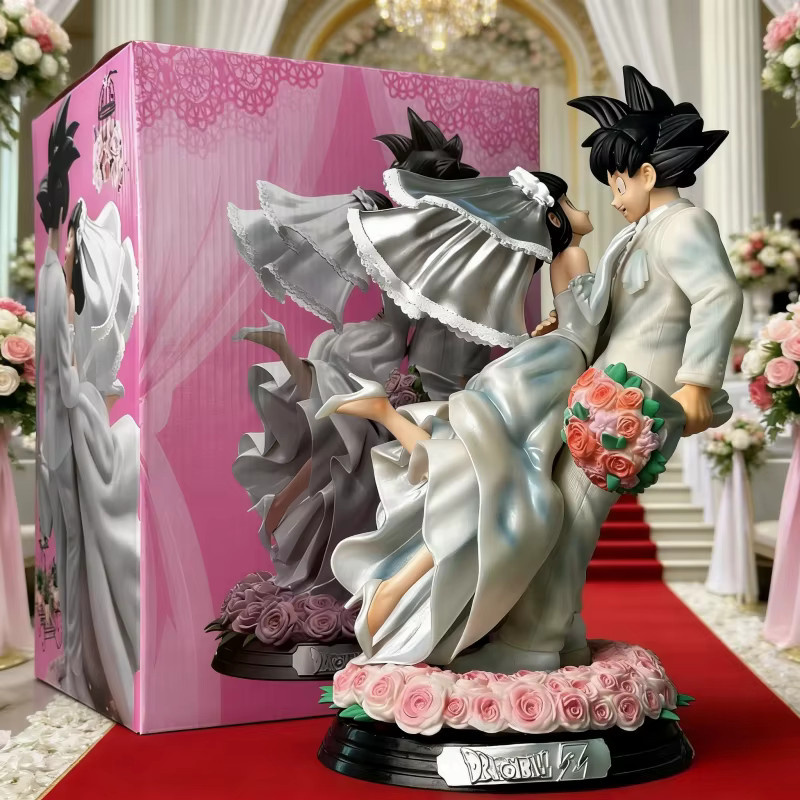 Bandai Dragon Ball Z Goku & Chichi Hochzeitsfigur, PVC-Statue, 31cm - Bild 4
