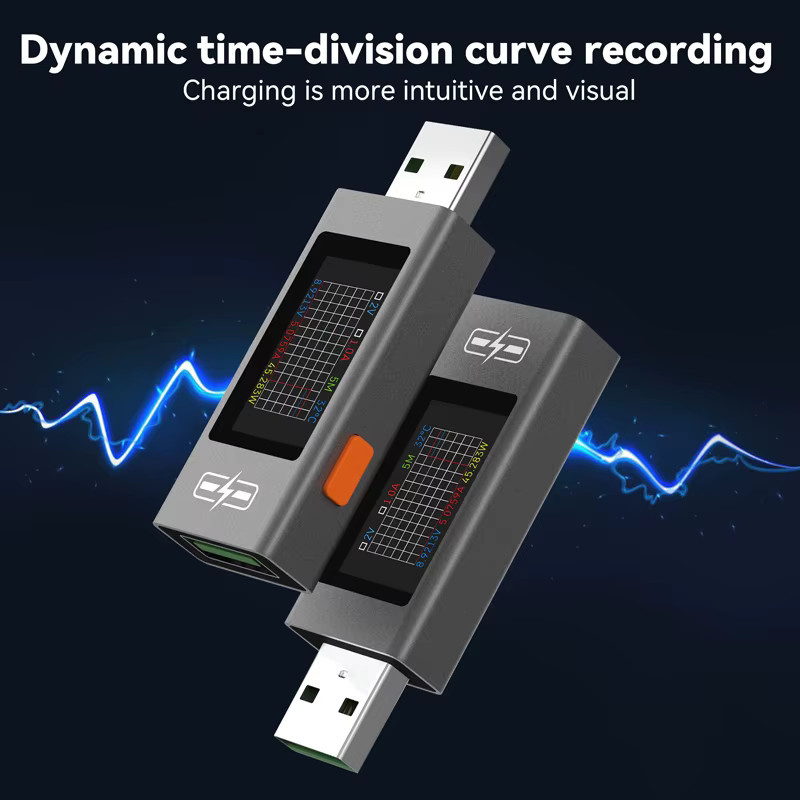 POROMETISTO UT01U USB-C Tester: DC-Spannungsmesser, Amperemeter und Leistungsmesser für 4-30 V und 0-6,5 A sowie Kapazitätstester - Bild 3