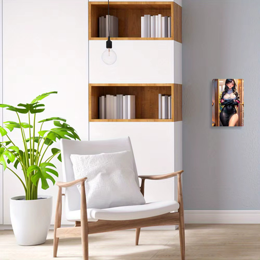 CIFBUY Anime Retro Metall-Wandkunst Eisenschild in Multicolour, Breite: 30,48 cm, Höhe: 20,32 cm - Bild 5