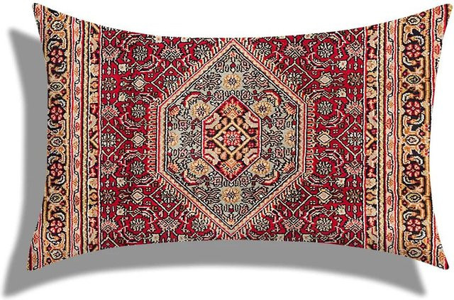 JMG Clothing Kissenbezug aus Samt im marokkanischen Stil, rot, B/H: 60 x 40 cm - Bild 1