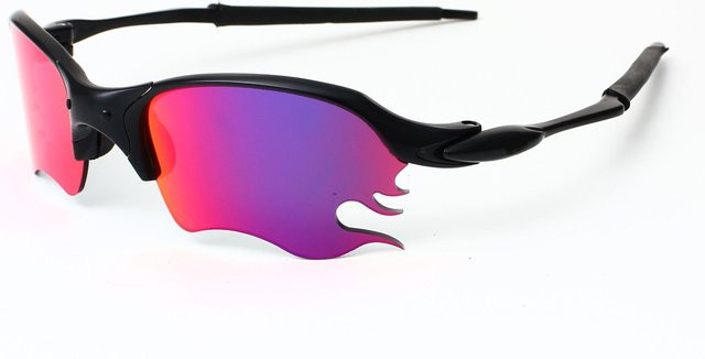 Binchi Outdoor Equipment Sonnenbrille, flammenförmig, Metall, Unisex, schwarz - Bild 1