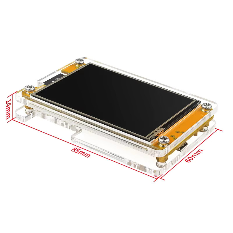 NMMiner NerdMiner CYD Lucky Miner mit ESP32-2432S028 und 2,8 Zoll Display in Gelb von Heltec Automation für Bitcoin Solo Lottery Krypto Mining - Bild 3