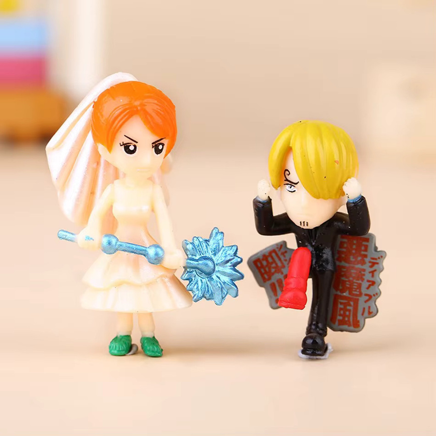 Bandai One Piece Mini Actionfiguren, 6-teiliges Set - Bild 3
