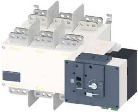 Siemens Netzumschalter Schwarz 3polig 2000A 4 Wechsler 3 Schließer 415 V/AC 3KC43560JA210AA3 - Bild 1