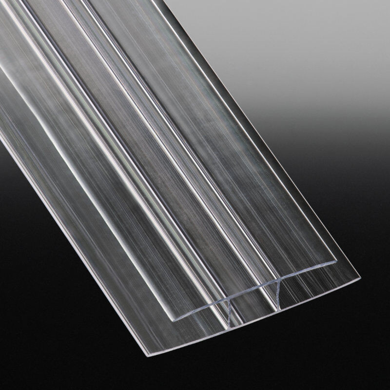 Transparentes H-Profil aus Polycarbonat von T&J mit einer Höhe von 7,3 cm - Bild 1