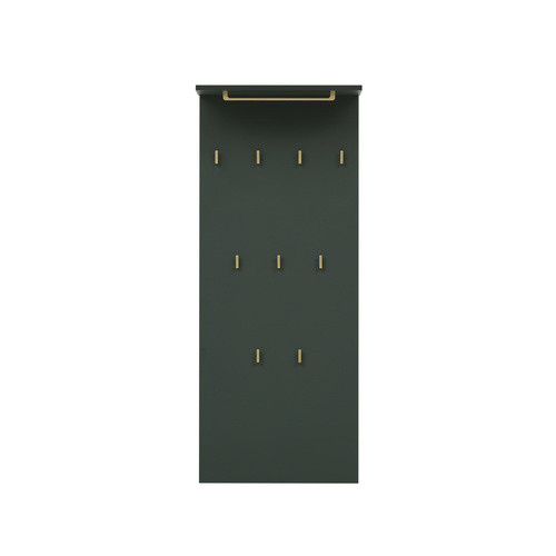 Schildmeyer Garderobenpaneel Kent mit 9 Haken, waldgrün, B/H/T: 50 x 110,6 x 20,9 cm - Bild 1