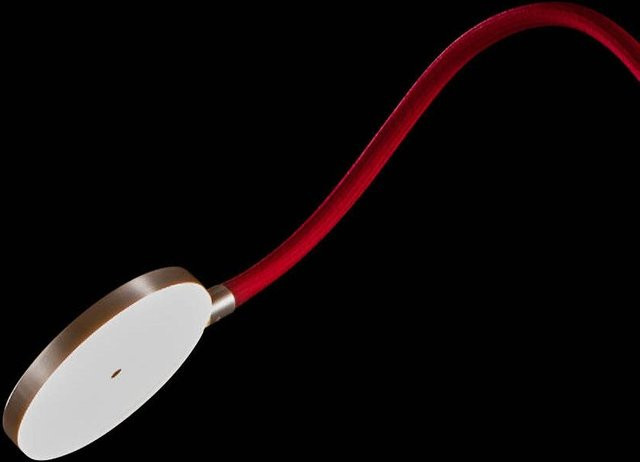 Holtkötter Flex T LED-Tischleuchte aus Aluminium in Rot mit warmweißem Licht (2700K) - Bild 1
