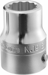 Facom Steckschlüssel 3/4 Zoll 12-Kant in Silber, 54 mm - Bild 1