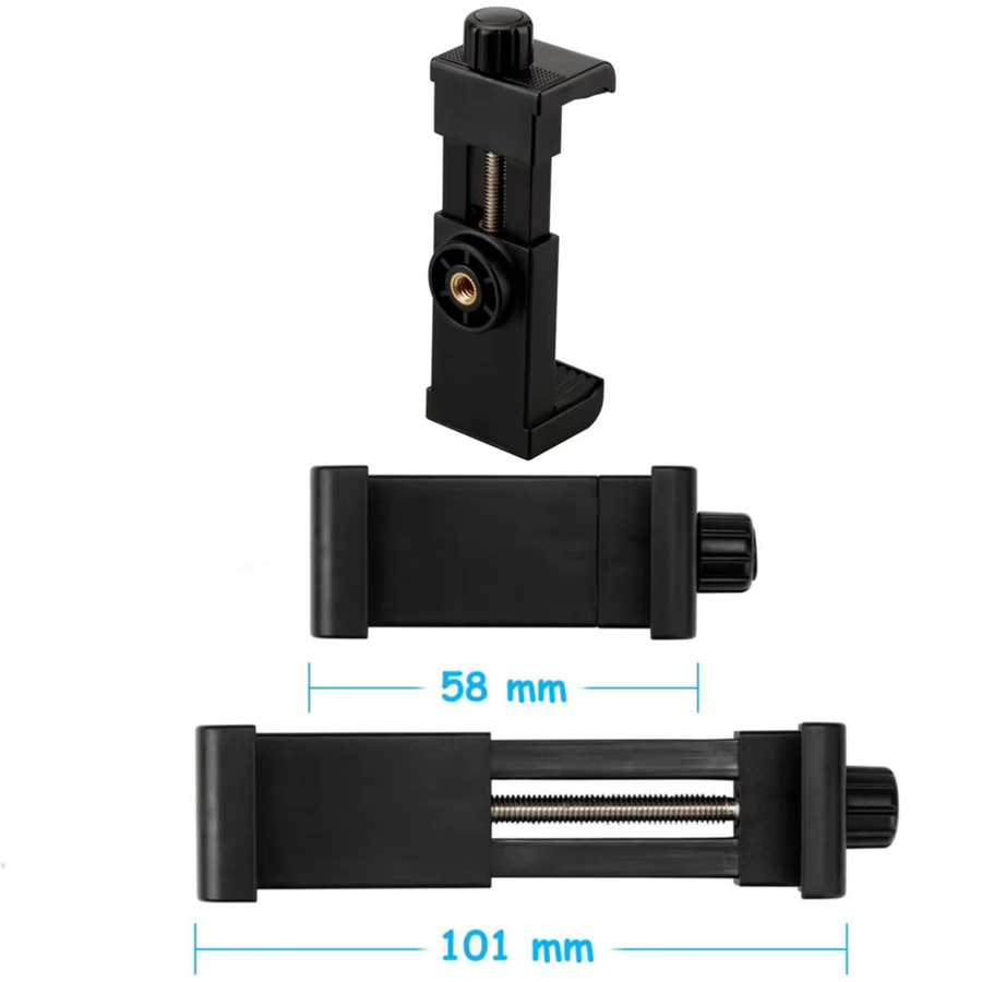 Helm-Telefonhalterung und Clip für GoPro Hero 13, 12, 11 sowie DJI Action 5 Pro in Schwarz - Bild 3