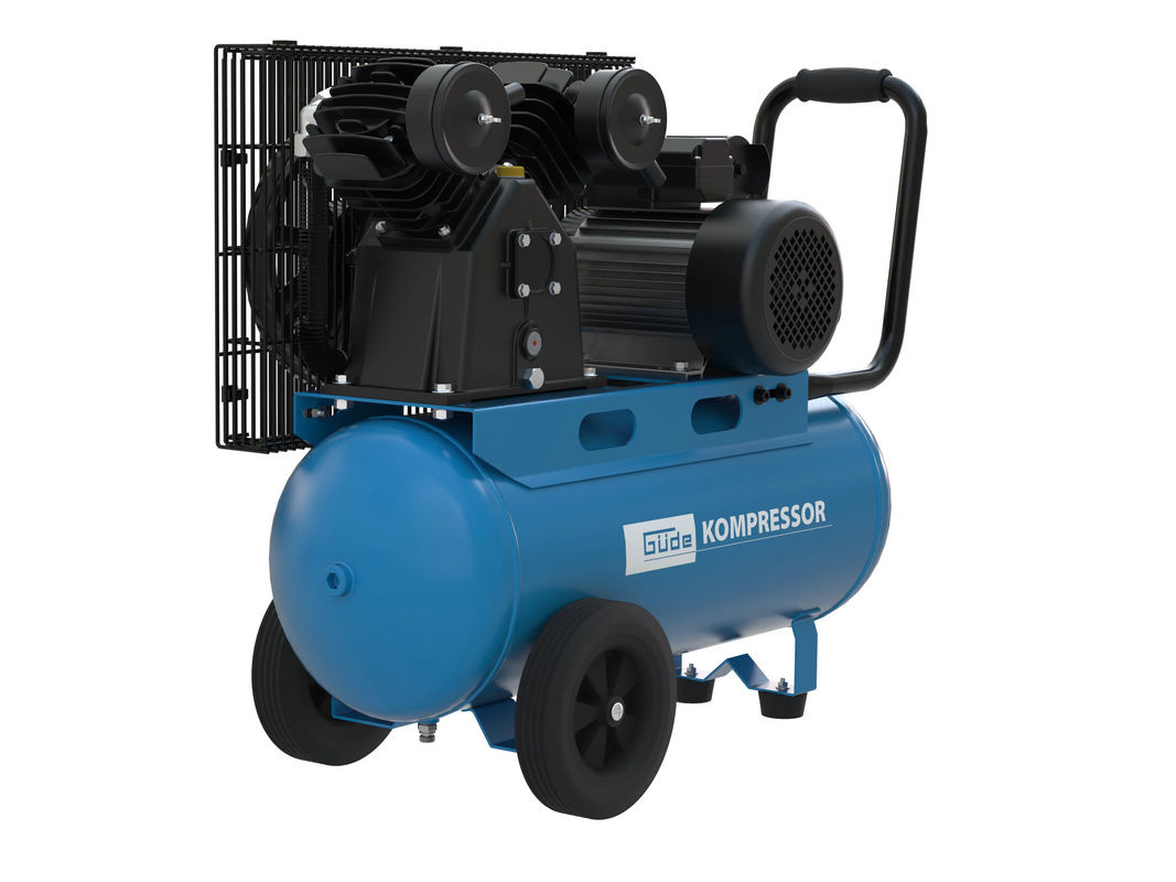 Güde Kompressor 415/10/50 mit 2-Zylinder-V-Aggregat in Blau - Bild 3