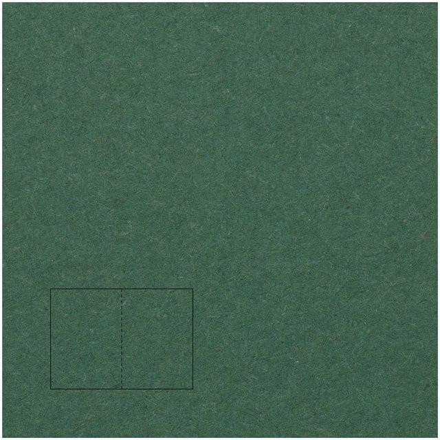 Rico Design Paper Poetry Klappkarten Essentials B6, 5 Stück, Dunkelgrün - Bild 1