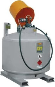 CEMO DT-Mobil 980l Doppelwandiger Dieseltransporter in Grau mit Haube und 12V Pumpe - Bild 1