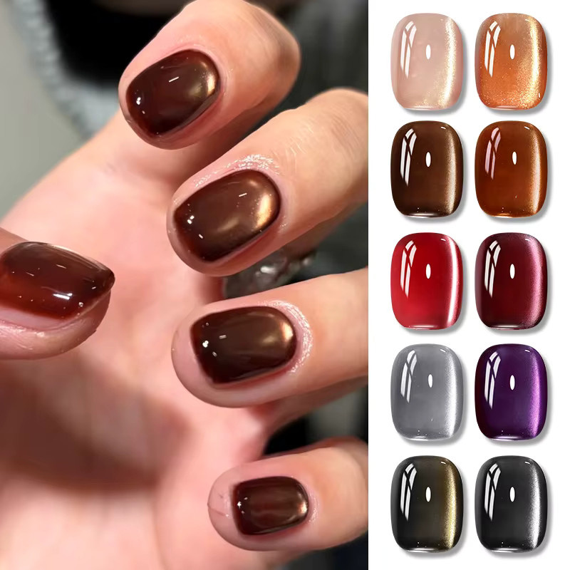 BORN PRETTY Magnetic Gel Nagellack, Golden Gradient, 10 ml - Bild 6