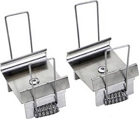 Brumberg Halter-Set 53036000 in Silber aus Aluminium und Stahl, 2 Stück - Bild 1