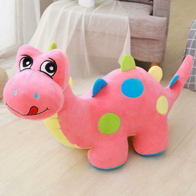 Yiran Health & Beauty Dinosaurier-Stofftier, T-Rex Puppe, Grün Blau Rosa, ab 3 Jahren - Bild 1