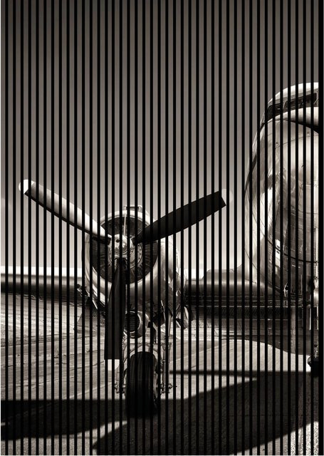 FN Acustico Akustikplatte Flieger in Bunt aus PET und MDF mit modernem Design, H x B x T: 2.400 x 1.693 x 19 mm - Bild 1