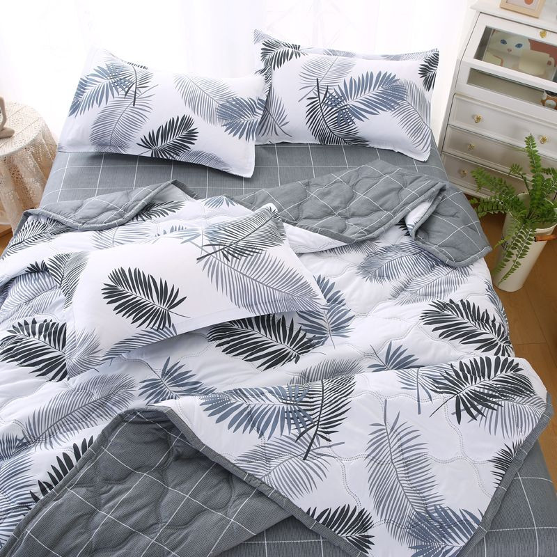 Sommer-Kühldecke von Big House decor, atmungsaktive und weiche Steppdecke aus Baumwolle und Polyester, B/B: 70 x 100 cm - Bild 1