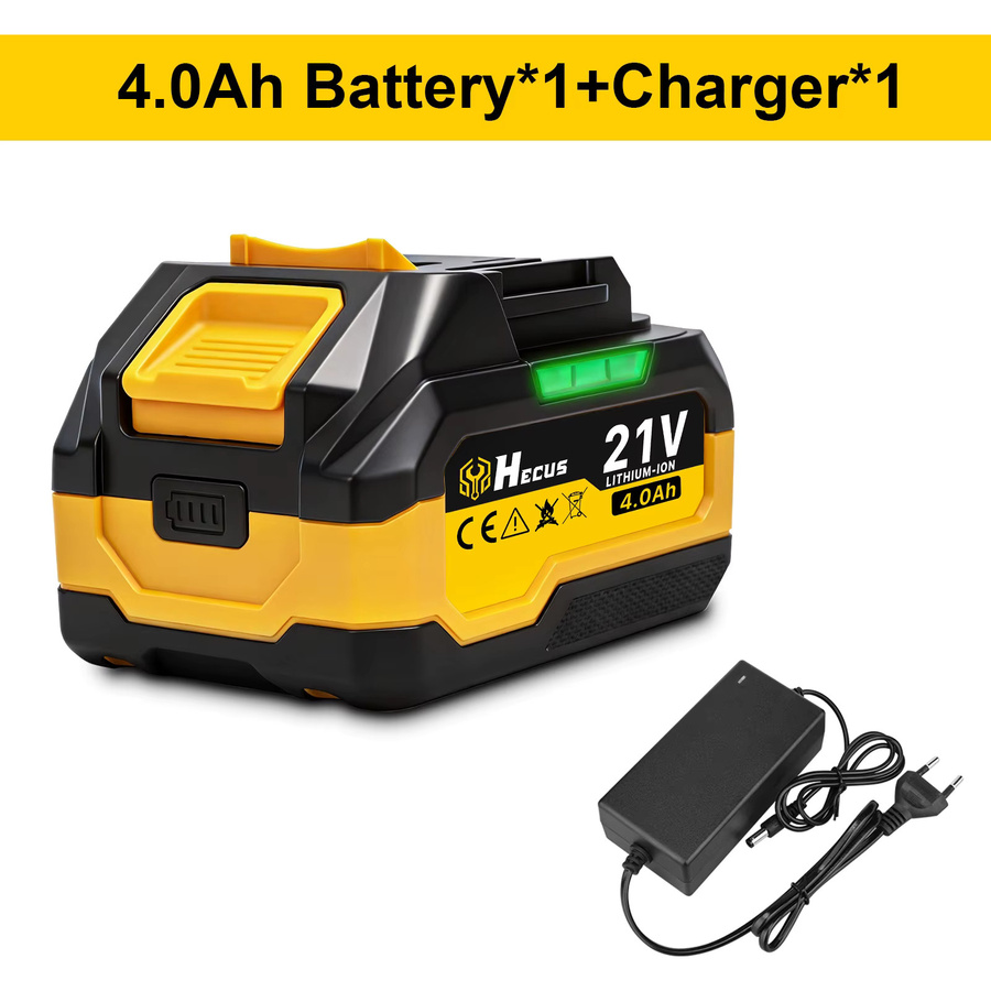 Hecus Lithium-Ionen-Akku Set für Makita 18V mit Ladegerät und Kapazitätsanzeige - Bild 7