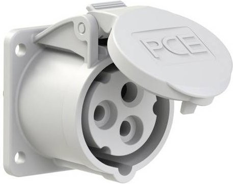 PC Electric Power Twist 313-1f9 CEE Anbaudose 16A 3-polig, grau, IP44 - Bild 1