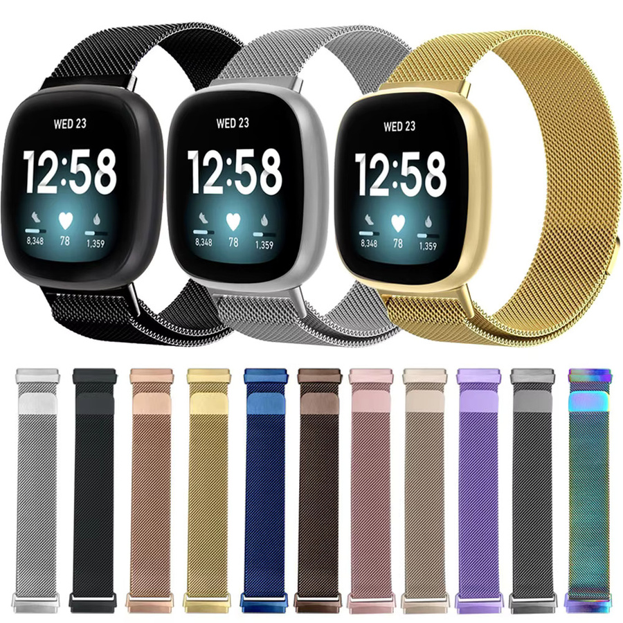 Fitbit Uhrenarmband Edelstahl, Milanaise, Unisex - Bild 2