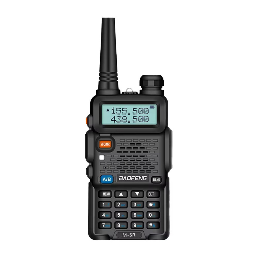 Baofeng M-5R Hochleistungs-Handfunkgerät Walkie-Talkie in Schwarz für Outdoor-Camping und Sicherheit - Bild 6