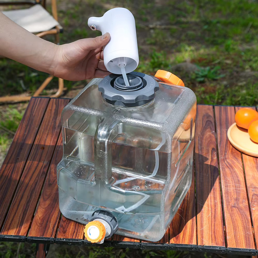 APWIKOGER Camping Wasserspeicher mit Zapfhahn, transparent, 8 l / 12 l / 15 l - Bild 3