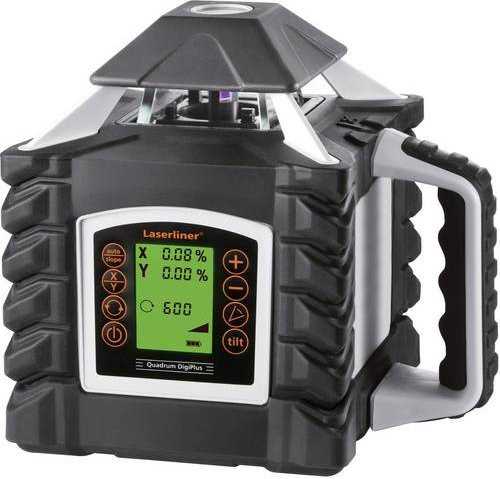 Laserliner Quadrum DigiPlus 410 S Rotationslaser mit Laserempfänger, selbstnivellierend, Reichweite bis 400m, Multicolor - Bild 1