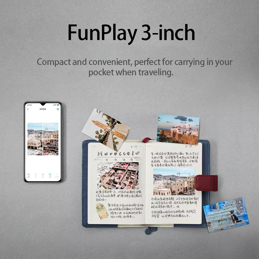 Xiaomi ZINK Selbstklebendes Fotopapier für 3-Zoll Mini-Taschendrucker in Weiß - Bild 2