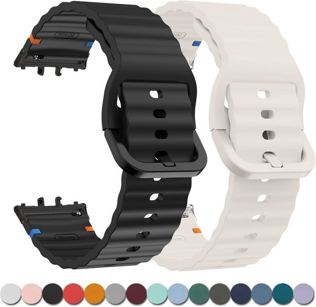 Geekthink Uhrenarmband Silikon, Samsung Galaxy Fit 3, Unisex - Bild 1