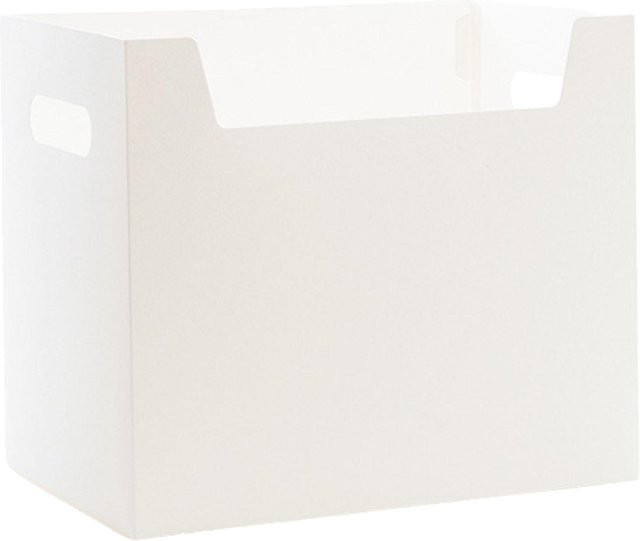 CosyHome Desktop Organizer Faltbares Papierablagegestell in Weiß mit Doppelgriffen - Bild 1