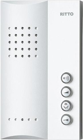 Ritto Call Button Modul 1723070 für Audio-Intercom-Systeme in Weiß - Bild 1
