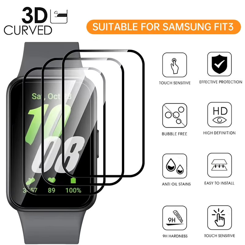 Samsung Hydrogel Glasfolie für Galaxy Fit 3, transparent, Silikon - Bild 2